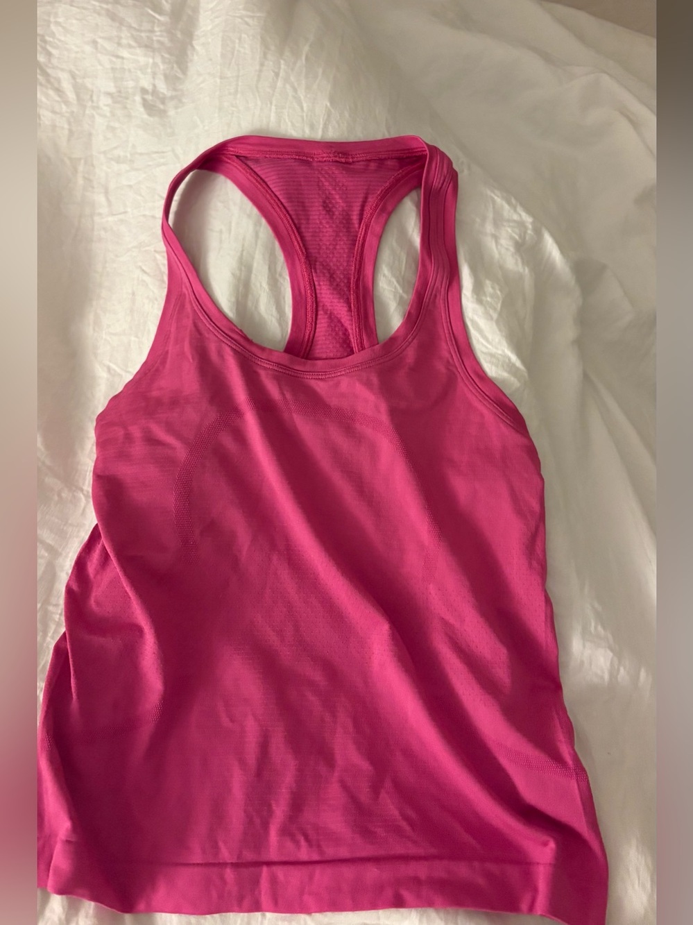Lululemon pink cropped swiftly tech Racerback Tank Top